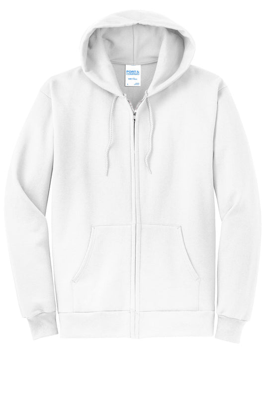 Port & Company® - Core Fleece Full-Zip Hooded Sweatshirt. PC78ZH