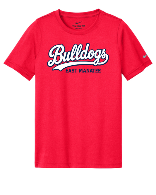 Bulldogs - Youth, Adult, Women's NKDX8730 / NKDX8734 / NKDX8787 Nike Swoosh Sleeve rLegend Tee