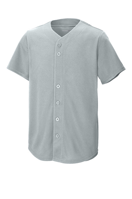 YST220  Sport-Tek® Youth PosiCharge® Tough Mesh Full-Button Jersey