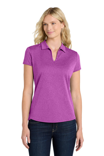 L576 Port Authority® Women's Trace Heather Polo