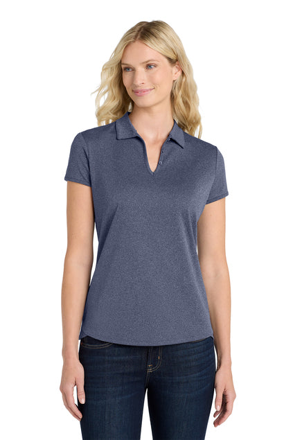 L576 Port Authority® Women's Trace Heather Polo