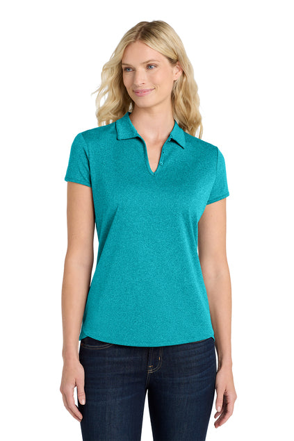 L576 Port Authority® Women's Trace Heather Polo