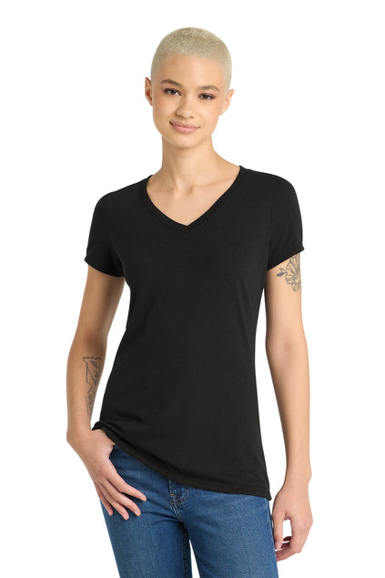 District® Women’s Perfect Tri® V-Neck Tee DM1350L