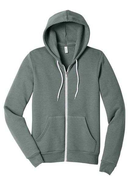 Bella + Canvas Unisex Sponge Fleece Full Zip Hoodie BC3739