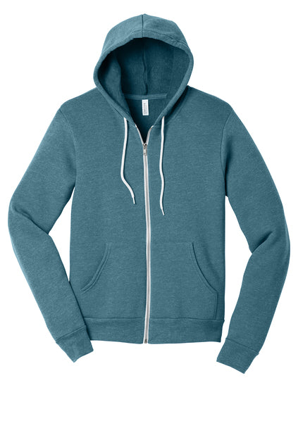 Bella + Canvas Unisex Sponge Fleece Full Zip Hoodie BC3739