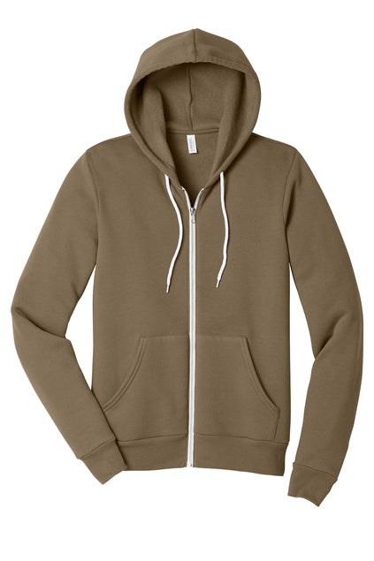 Bella + Canvas Unisex Sponge Fleece Full Zip Hoodie BC3739