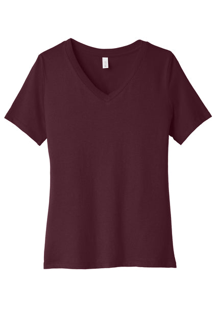 Bella and Canvas 6405 Ladies Relaxed Vneck Tee