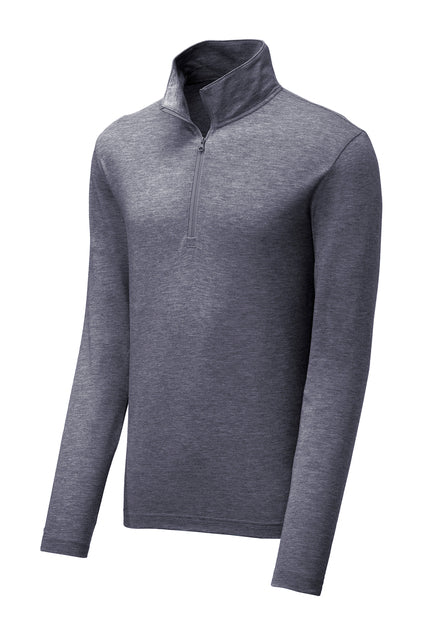 Sport-Tek ® PosiCharge ® Tri-Blend Wicking 1/4-Zip Pullover ST407/LST407
