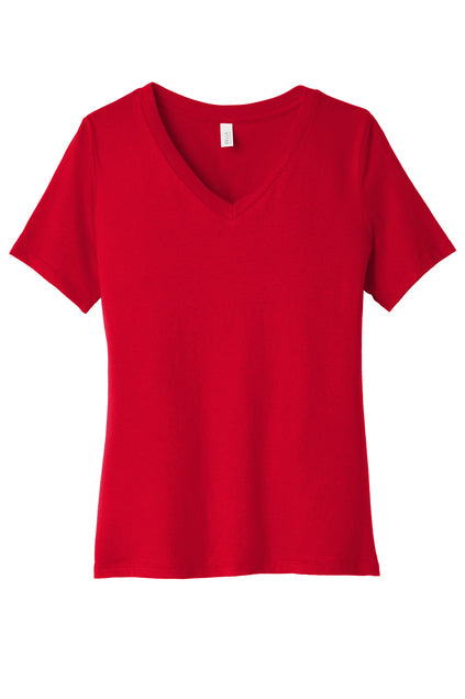 Bella and Canvas 6405 Ladies Relaxed Vneck Tee