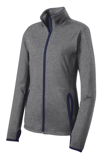 LST853 Sport-Tek® Women's Sport-Wick® Stretch Contrast Full-Zip Jacket