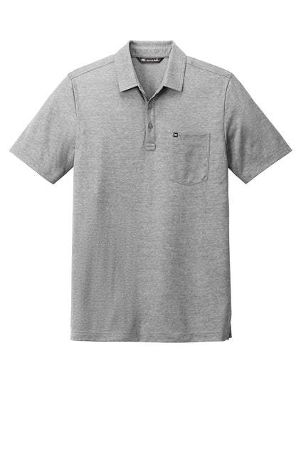 TM1MY404 TravisMathew Oceanside Heather Pocket Polo