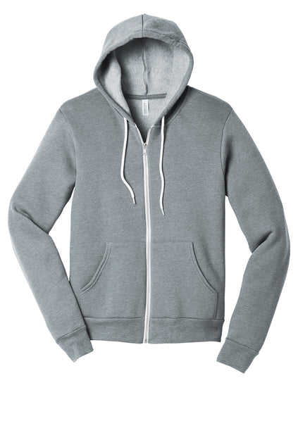 Bella + Canvas Unisex Sponge Fleece Full Zip Hoodie BC3739