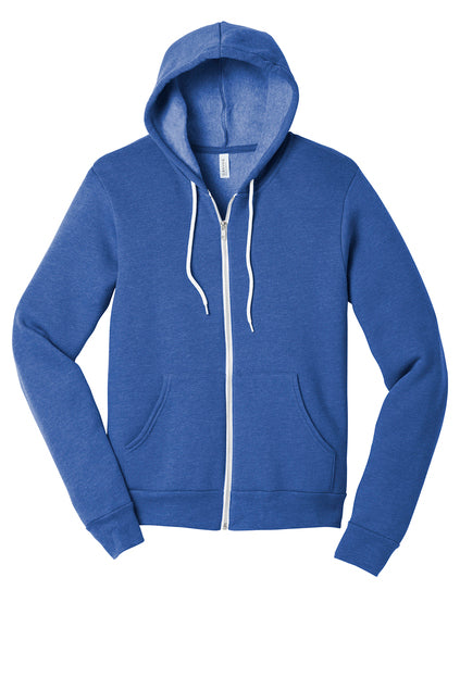 Bella + Canvas Unisex Sponge Fleece Full Zip Hoodie BC3739