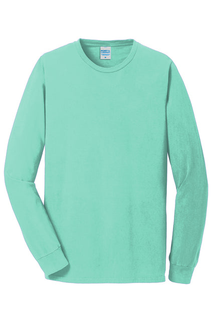 PC099LS Port & Co™ Beach Wash® Garment-Dyed Long Sleeve Tee