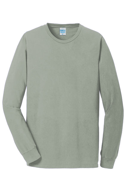 PC099LS Port & Co™ Beach Wash® Garment-Dyed Long Sleeve Tee
