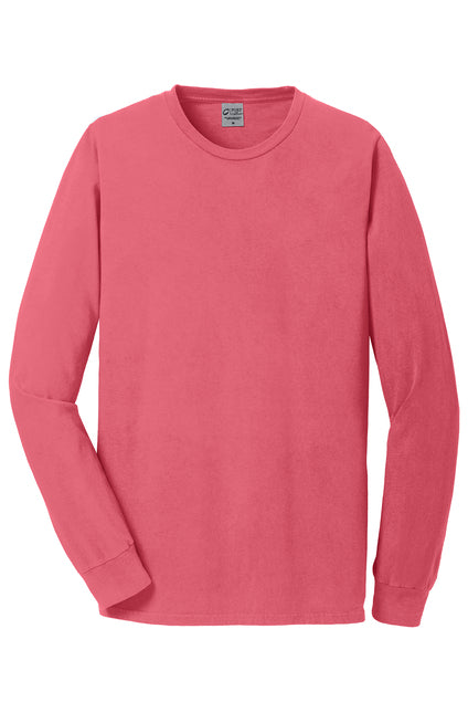 PC099LS Port & Co™ Beach Wash® Garment-Dyed Long Sleeve Tee