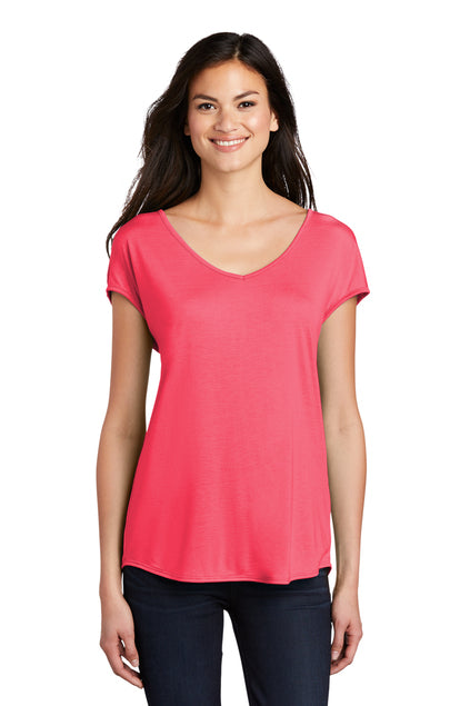 District Women's Drapey Cross-back Tee