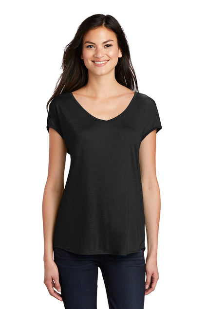 District Women's Drapey Cross-back Tee