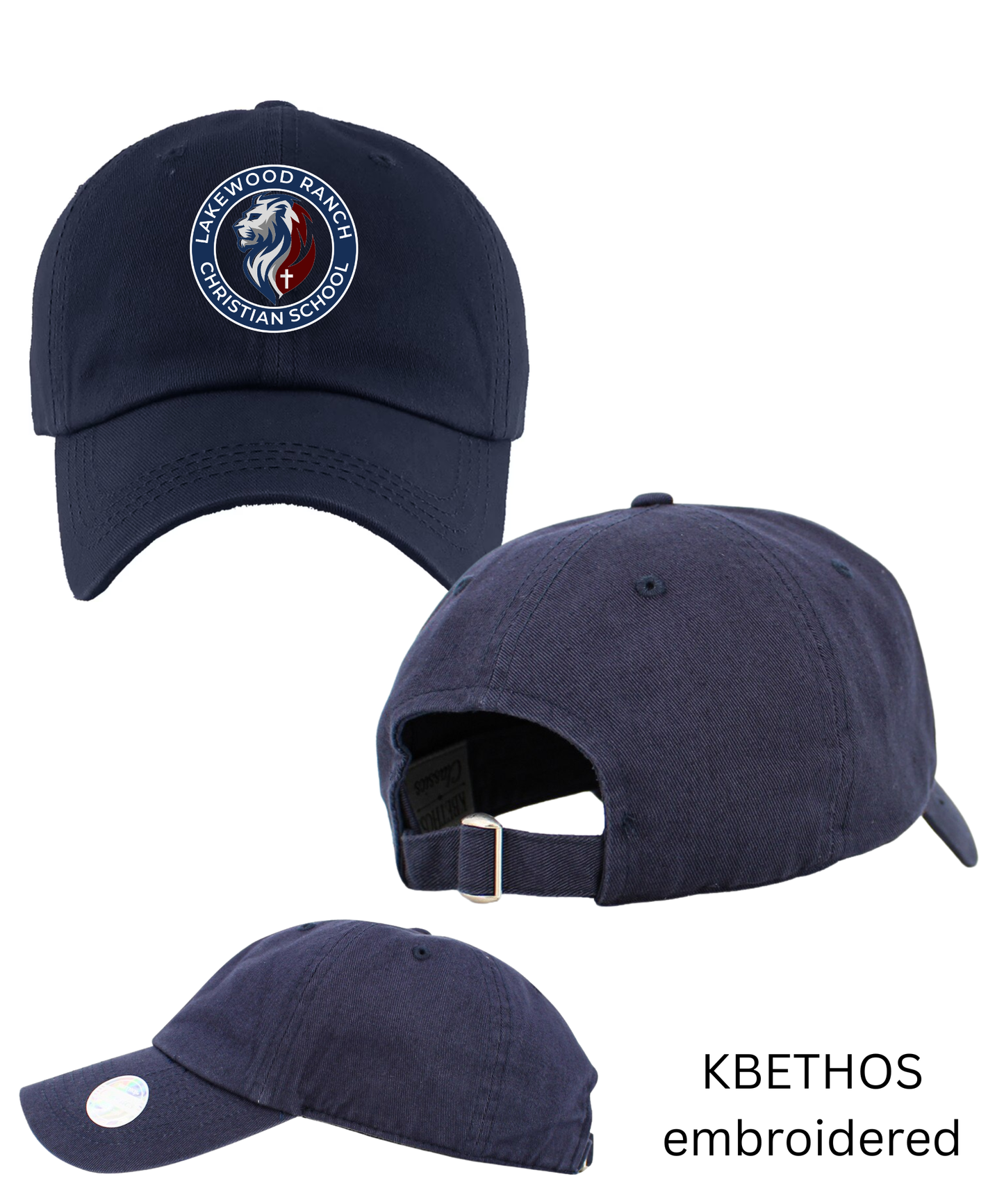 Lakewood Ranch Christian School - KBethos Profile Baseball Caps – Premium Classic Caps