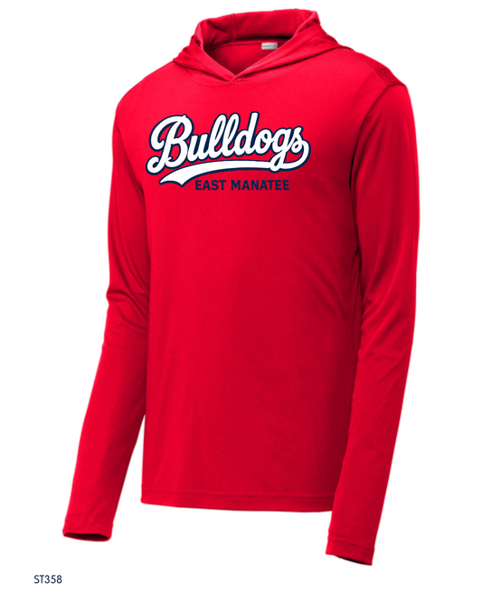Bulldogs  - Adult ST358  Sport-Tek® PosiCharge® Competitor™ Hooded Pullover