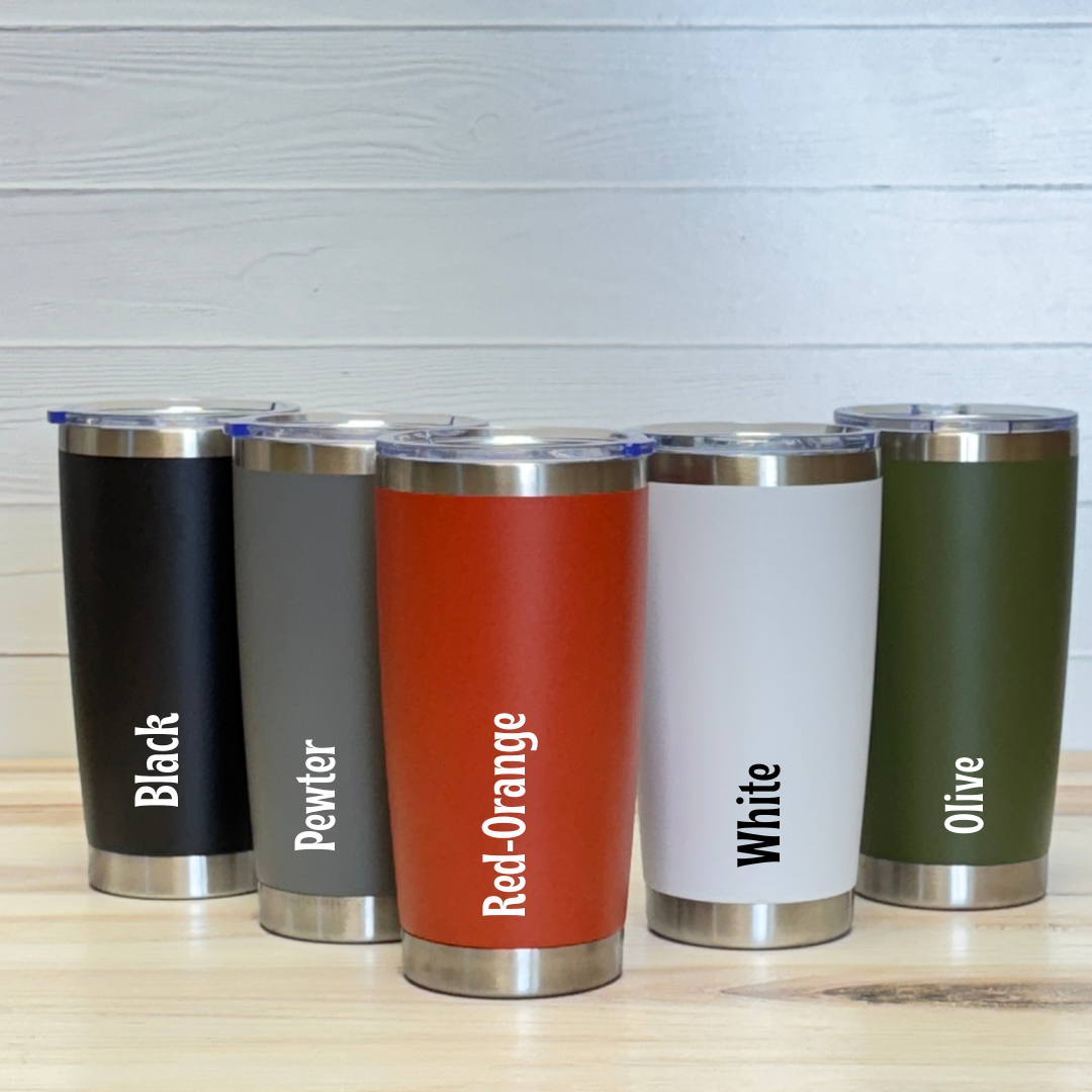 20 Ounce Powder Coated Tumbler