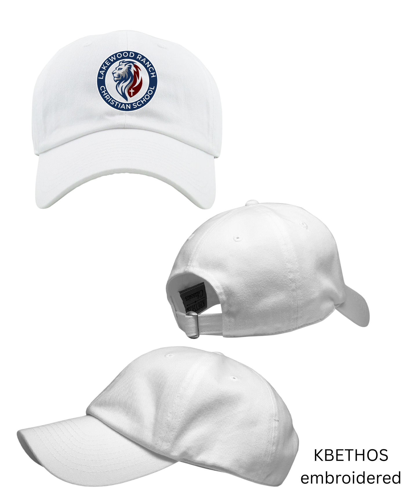 Lakewood Ranch Christian School - KBethos Profile Baseball Caps – Premium Classic Caps