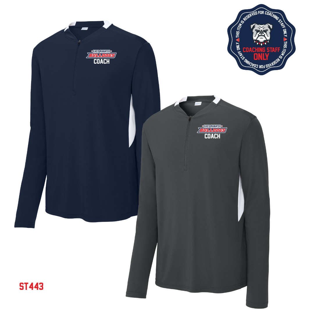 EMB Coach - ST443 Sport-Tek® Club 1/4-Zip Pullover