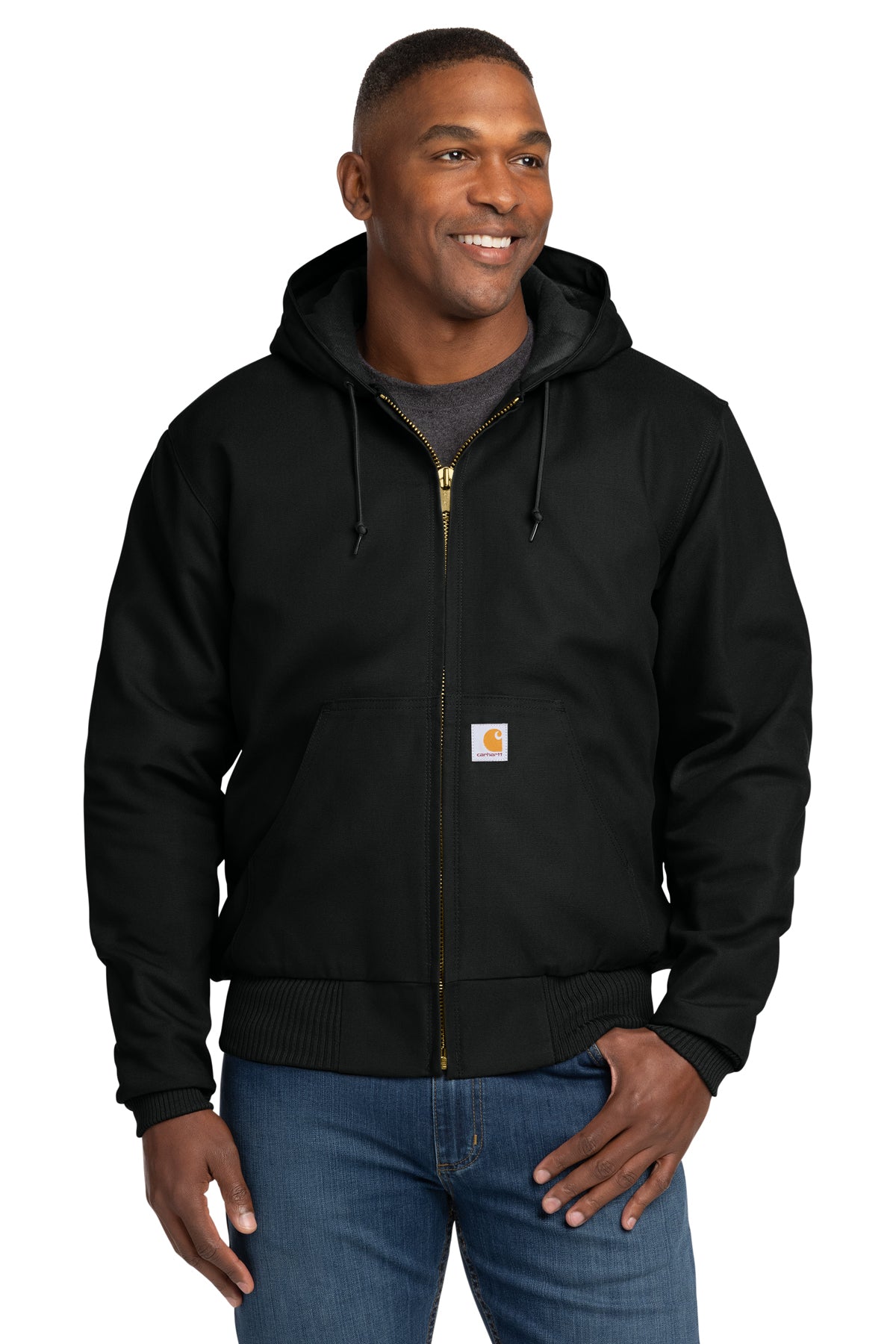 CT106677 Carhartt® Quilted-Flannel-Lined Duck Active Jacket