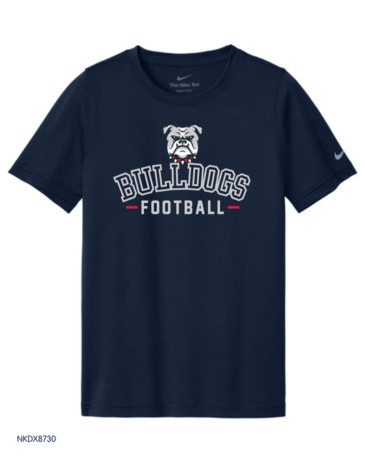 Bulldogs - Youth, Adult, Women's NKDX8730 / NKDX8734 / NKDX8787 Nike Swoosh Sleeve rLegend Tee