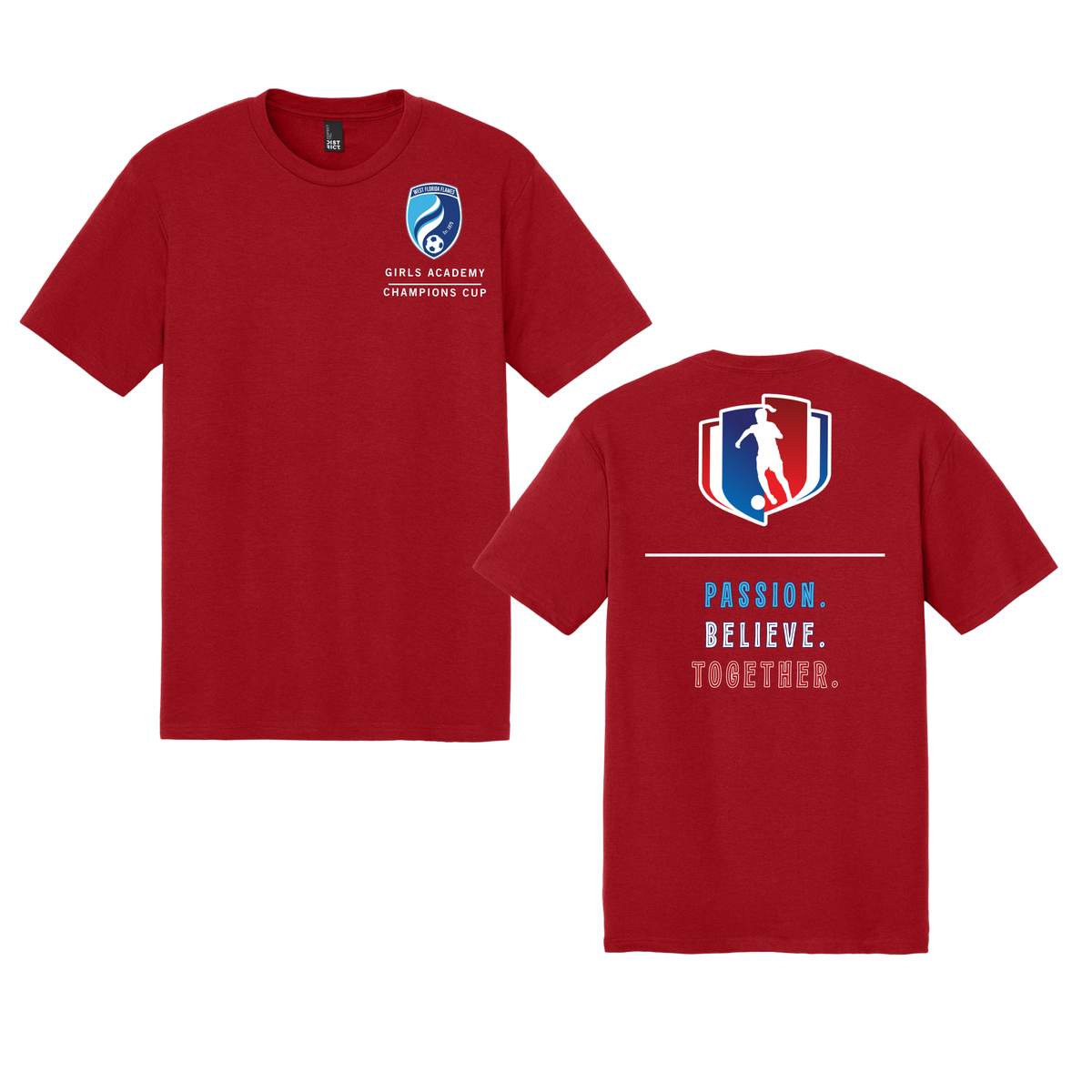 West Florida Flames Tri-blend Tee DM130/DM130Y