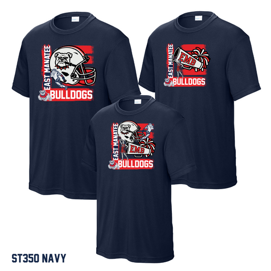 Bulldogs  - Youth & Adult ST350 / YST250 Sport-Tek® PosiCharge® Competitor™ Tee