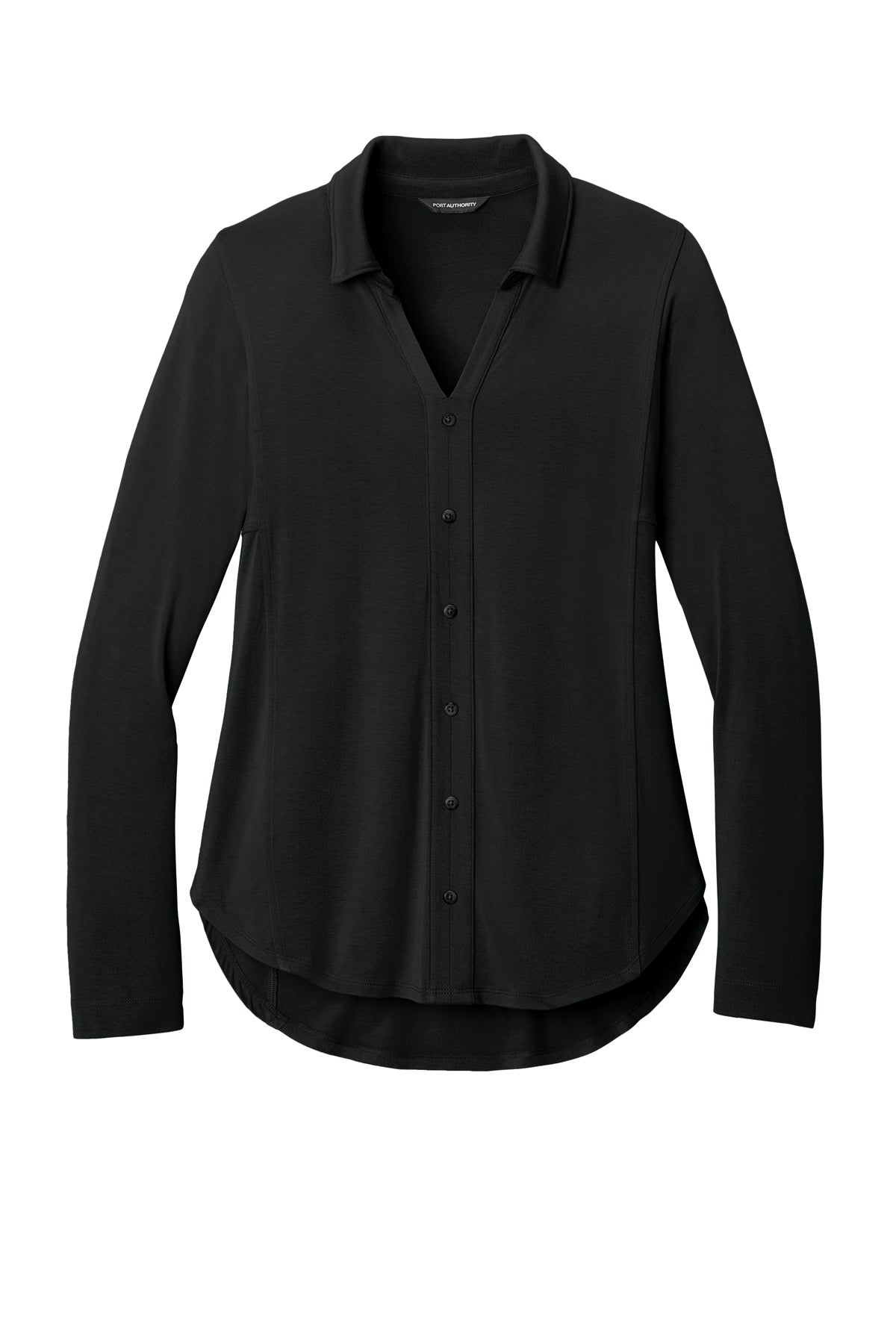 LK5602  Port Authority® Women’s Luxe Knit Button Tunic