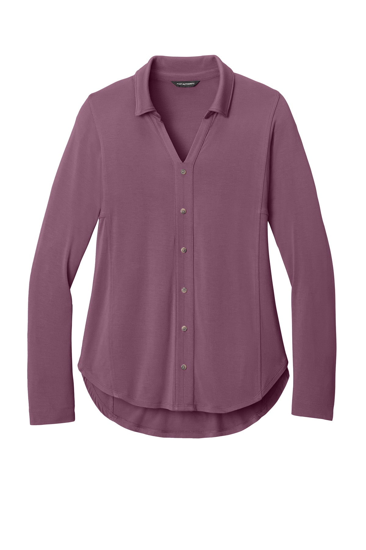 LK5602  Port Authority® Women’s Luxe Knit Button Tunic