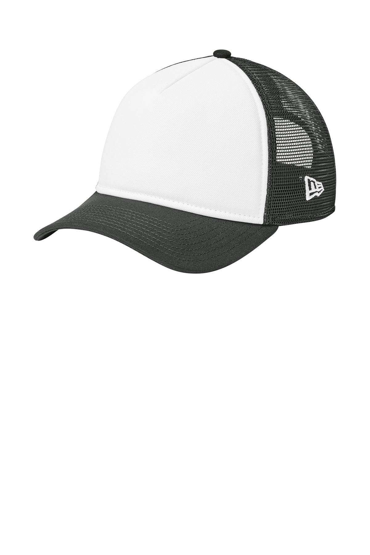 NE212F New Era® A-Frame Snapback Mesh Back Cap