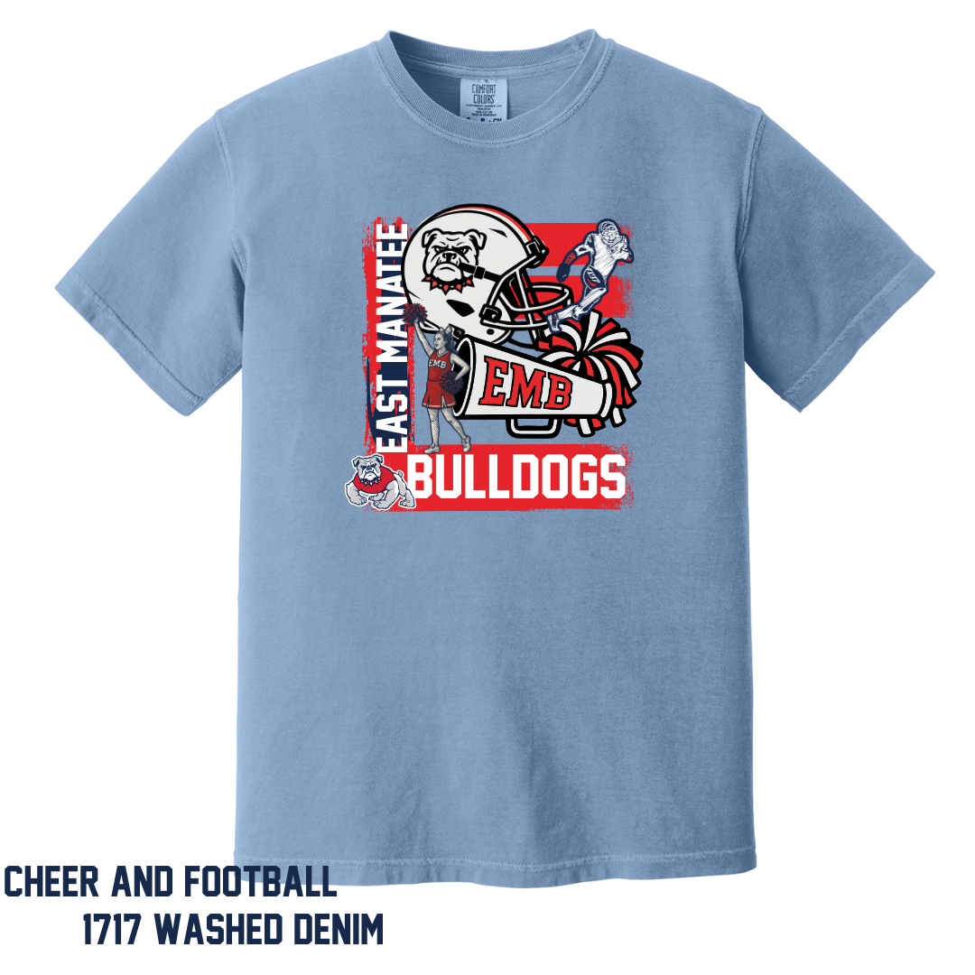 Bulldogs - Adult 1717 Comfort Colors® Heavyweight Ring Spun Tee