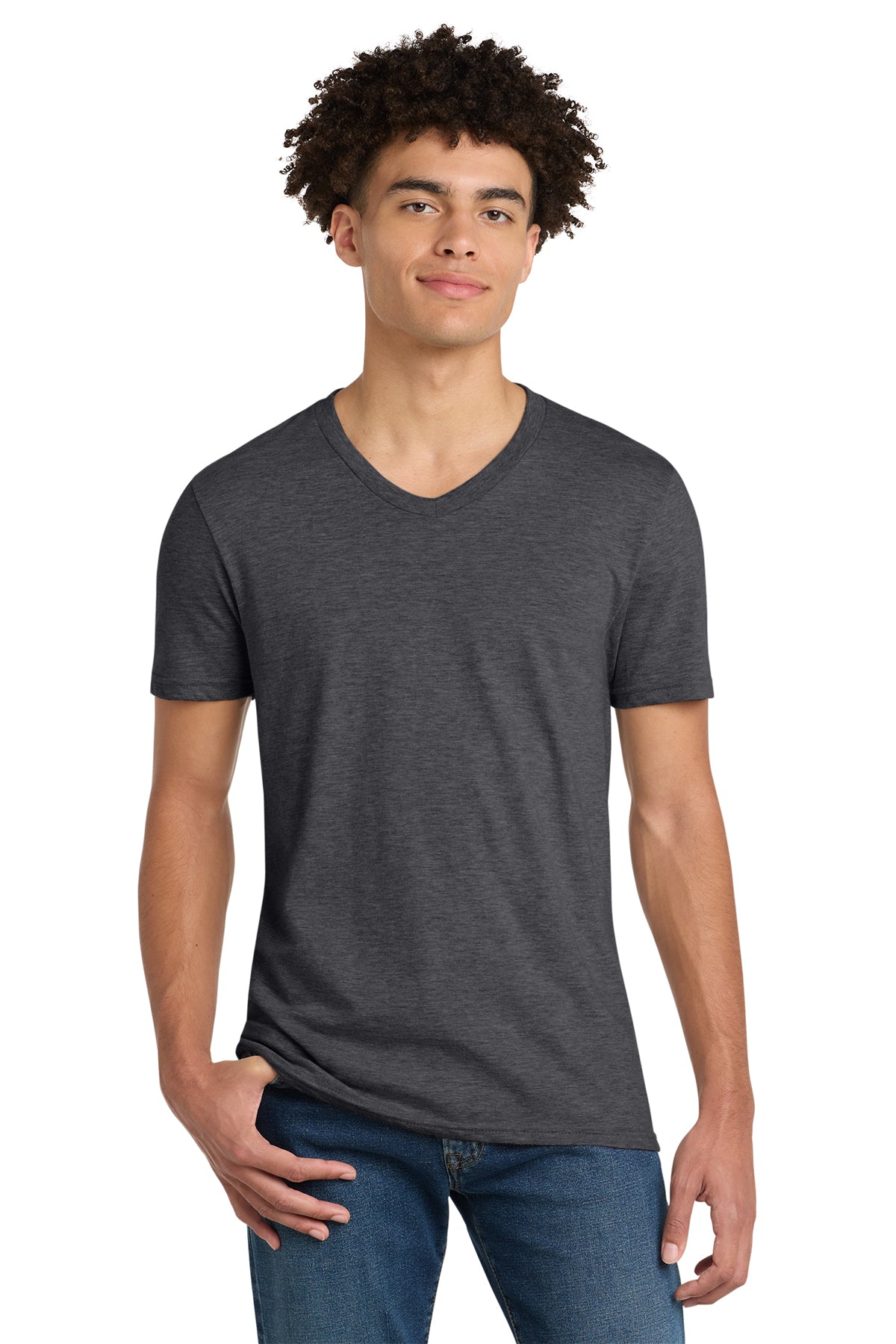 DT6500  District® Very Important Tee® V-Neck