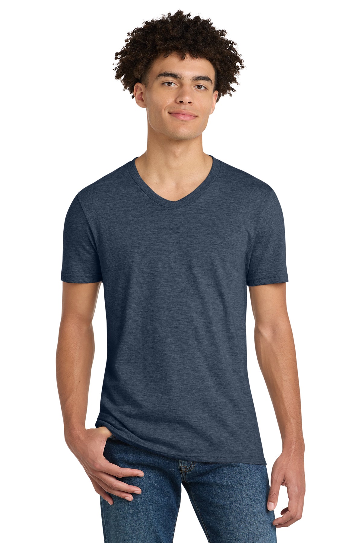 DT6500  District® Very Important Tee® V-Neck