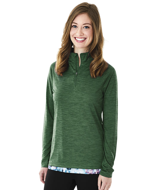 Charles River Women's Space Dye Performance Pullover 5763