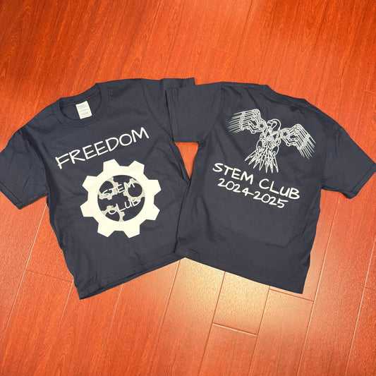 Freedom Elementary STEM club shirt