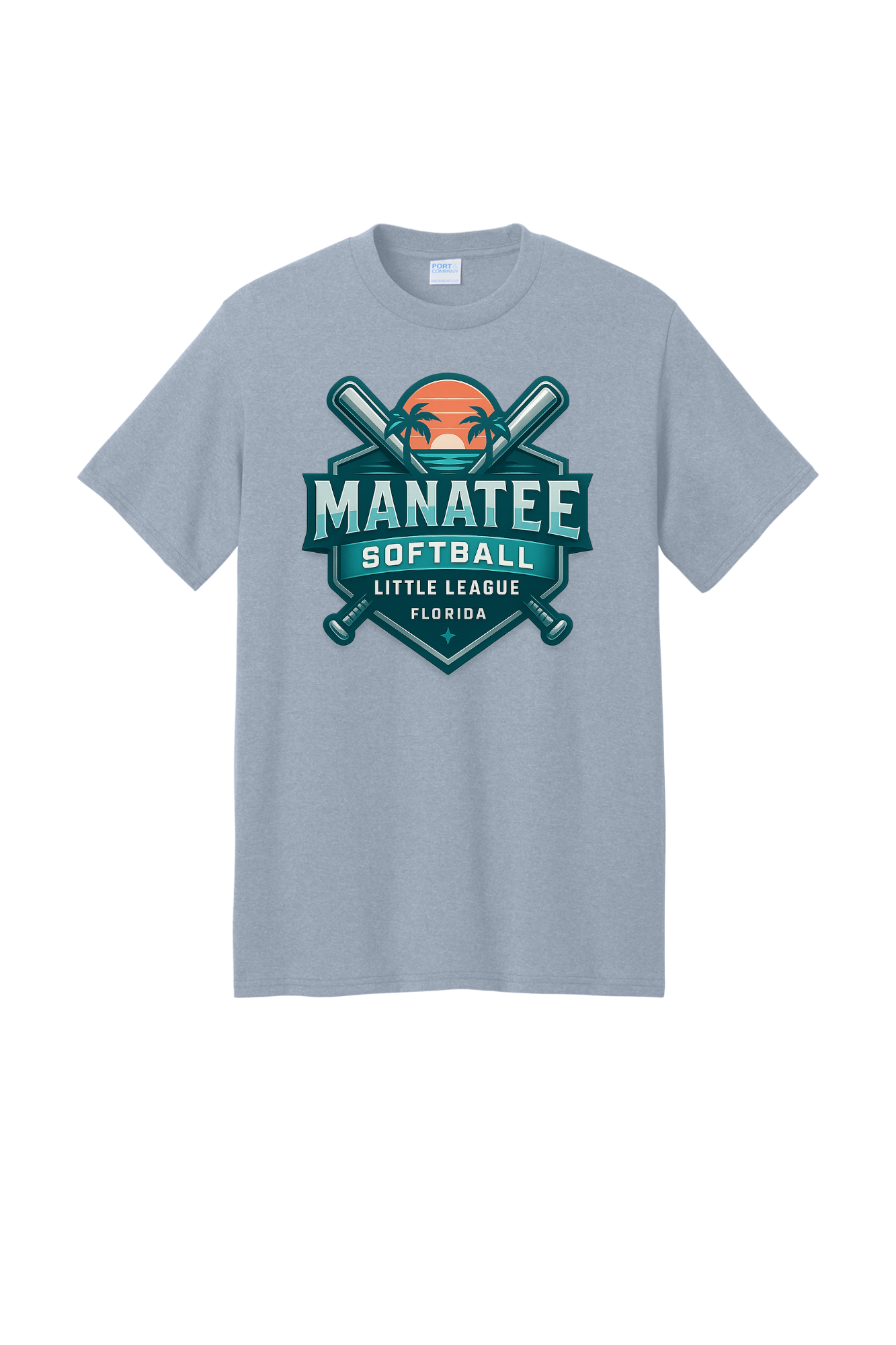 Manatee Softball PC01  Port & Co™ Core Blend Recycled Tee