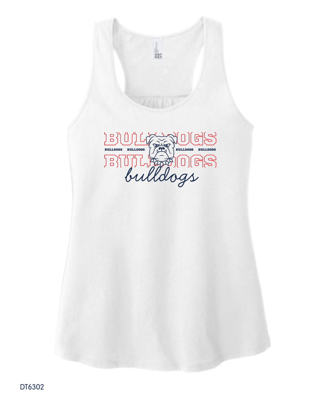 Bulldogs - Women's DT6302 District® Women’s V.I.T.™ Racerback Tank