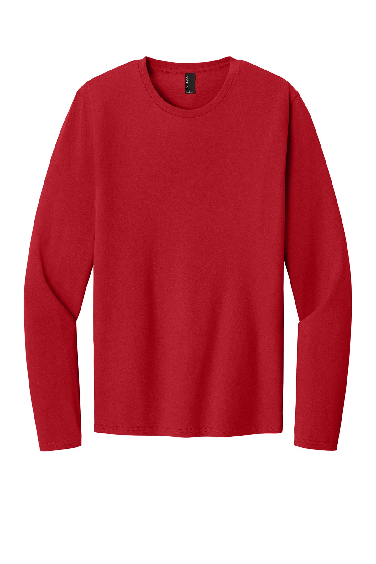 PC43LS Sale Port & Co® Easy Cotton Long Sleeve Tee