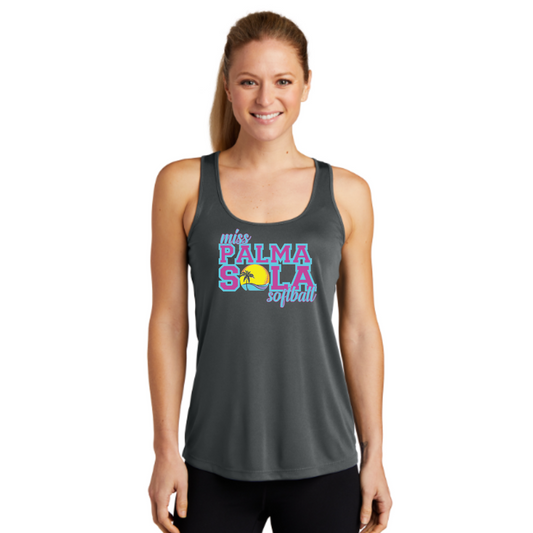 Miss Palma Sola Ladies Racerback Tank