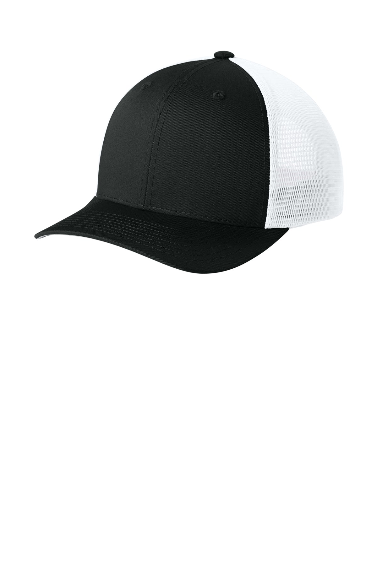 STC74 Sport-Tek® Stretch-Tek Snapback Trucker Cap