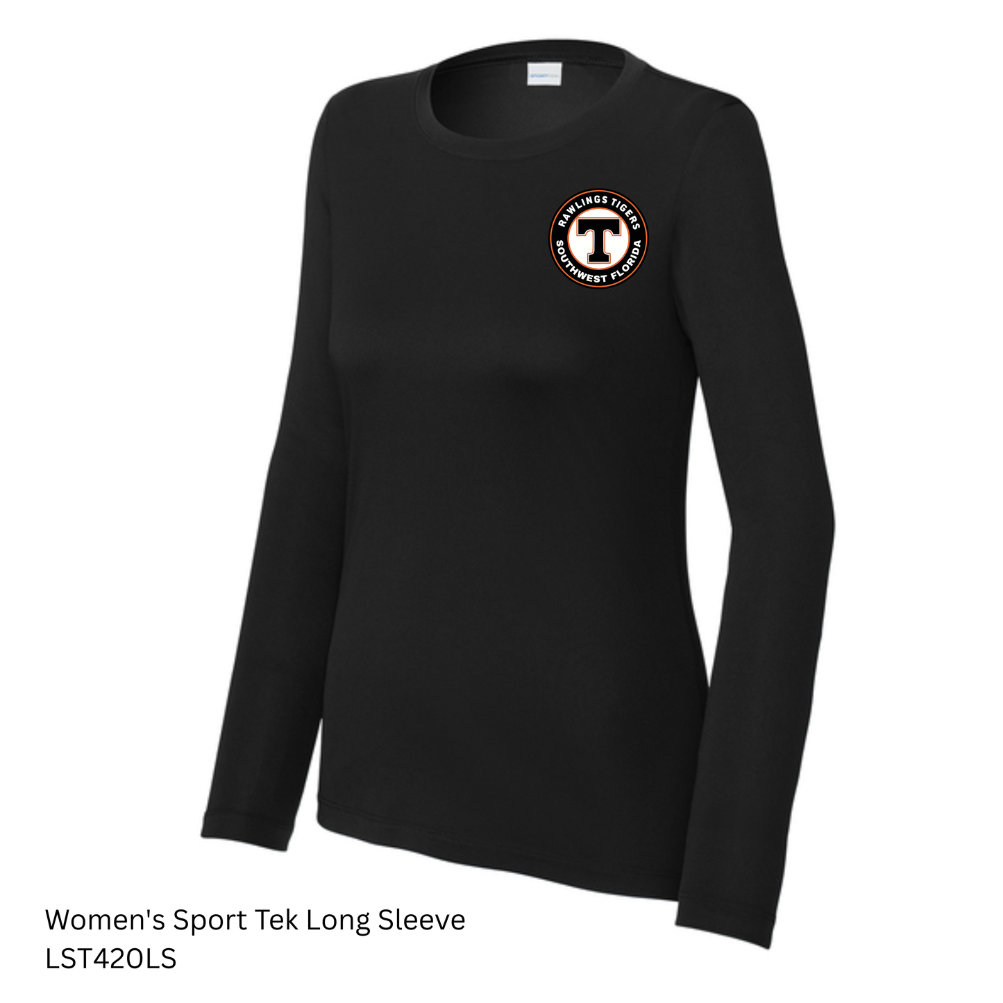 Rawlings Tigers - LST420LS  Sport-Tek® Women's Posi-UV® Pro Long Sleeve