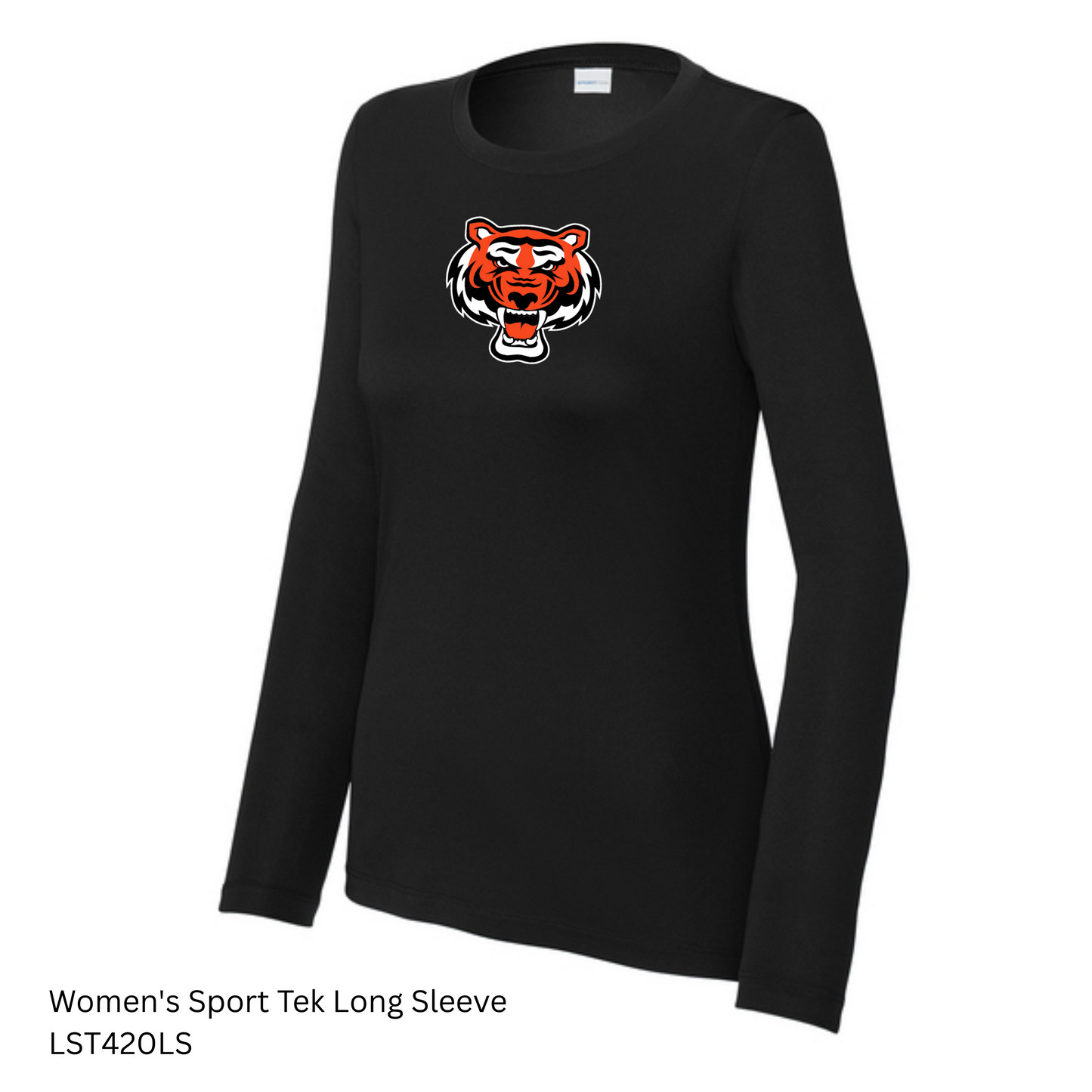 Rawlings Tigers - LST420LS  Sport-Tek® Women's Posi-UV® Pro Long Sleeve