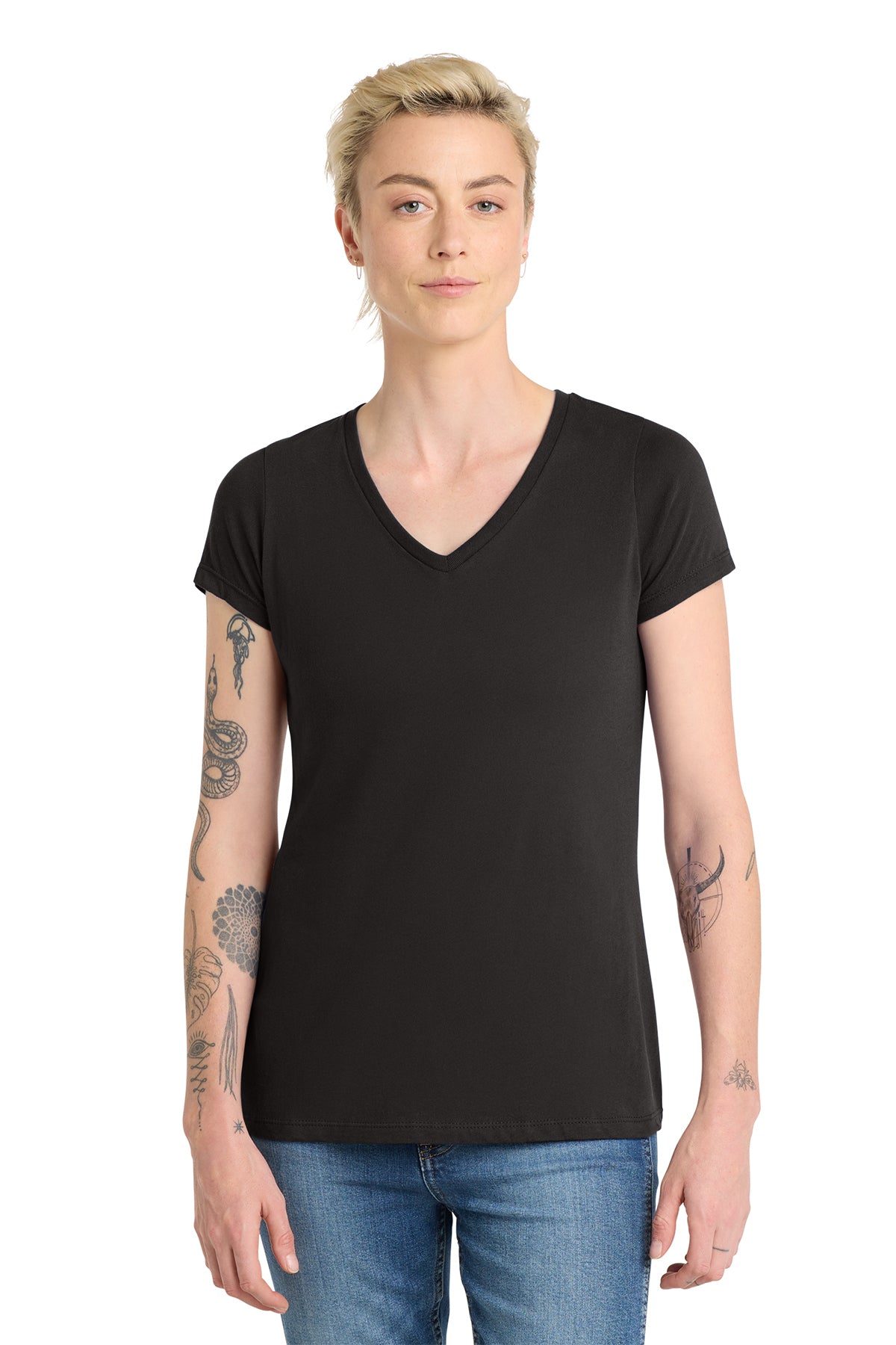 DT6503 District® Women’s Very Important Tee® V-Neck