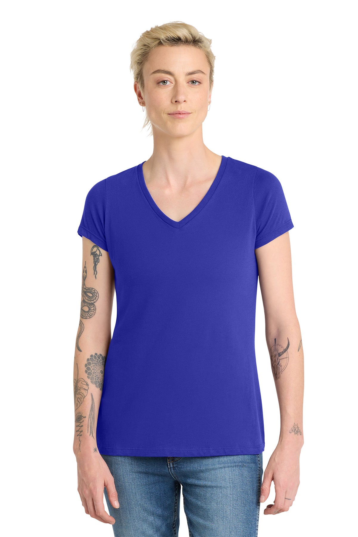 DT6503 District® Women’s Very Important Tee® V-Neck