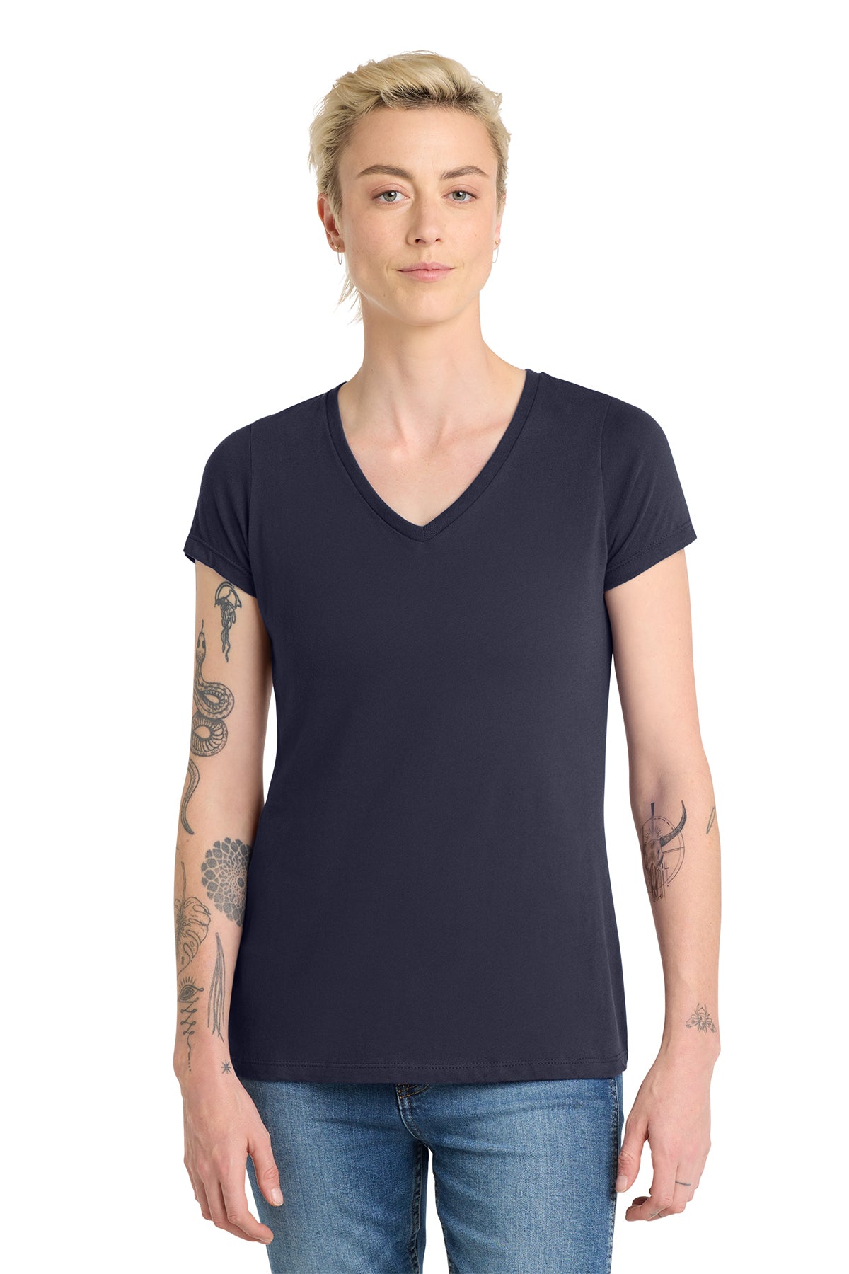 DT6503 District® Women’s Very Important Tee® V-Neck
