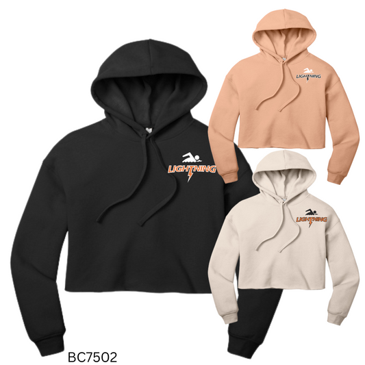 LWR Lightning Cropped Fleece Hoodie BC7502